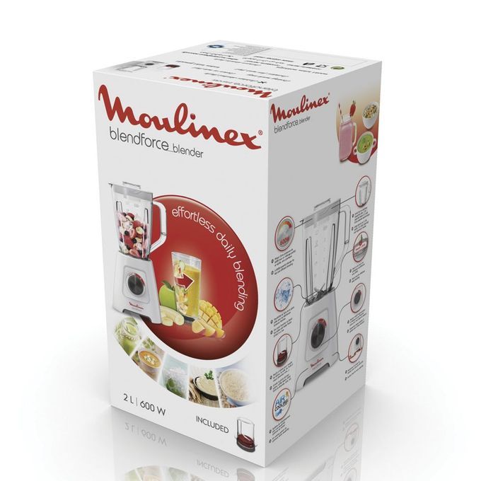 MIXEUR BLENDER – FORCE 2L – 600W – MOULINEX LM422125 – Image 5