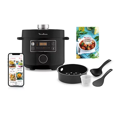 PSR Multicuiseur électrique Moulinex turbo cuisine-4,8L-1090W – Image 3