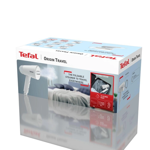 Defroisseur a vapeur de voyage Tefal Origin travel-1200w-blanc – Image 3