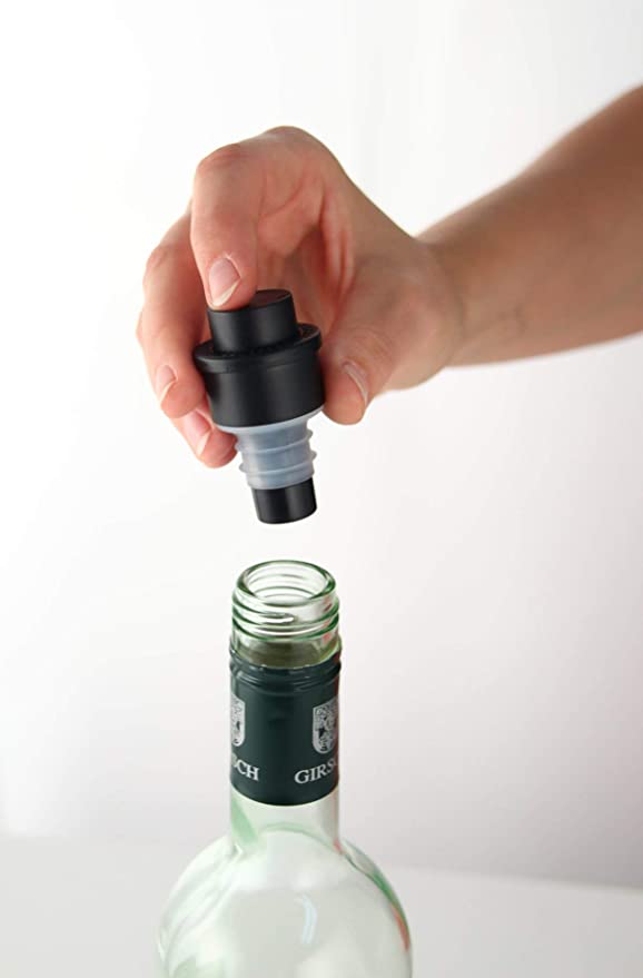 BOUCHON A VIN+POMPE VIDE AIR-FACKELMANN