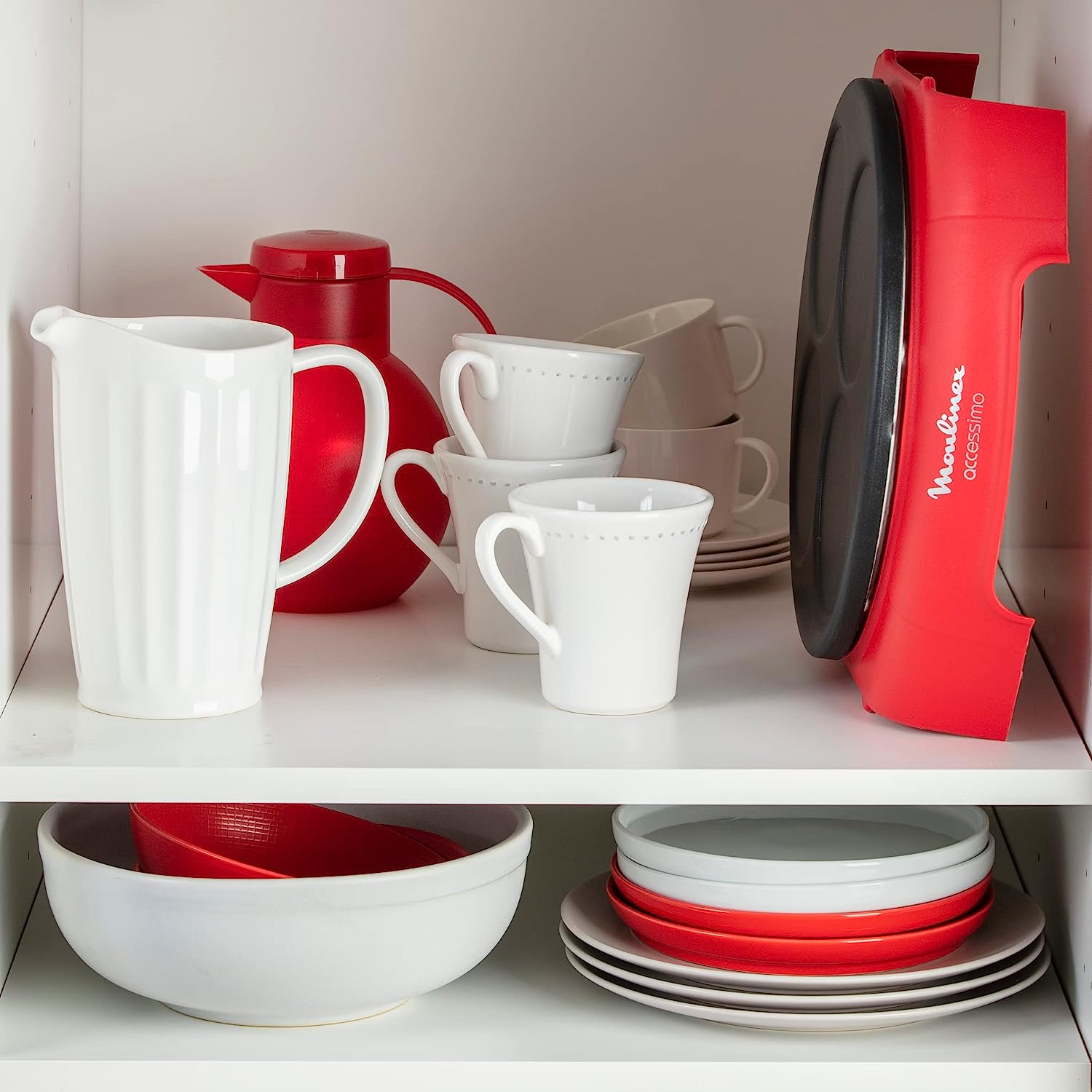 CREPIERE ELECTRIQUE-MOULINEX ACCESSIMO 4 PLAQUES-ROUGE-720W – Image 7