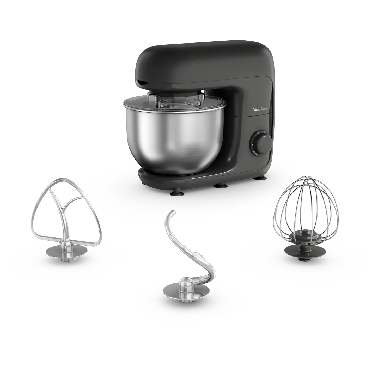 Batteur electrique moulinex bake essential-4,8L-800w+3 accessoires-noir – Image 5