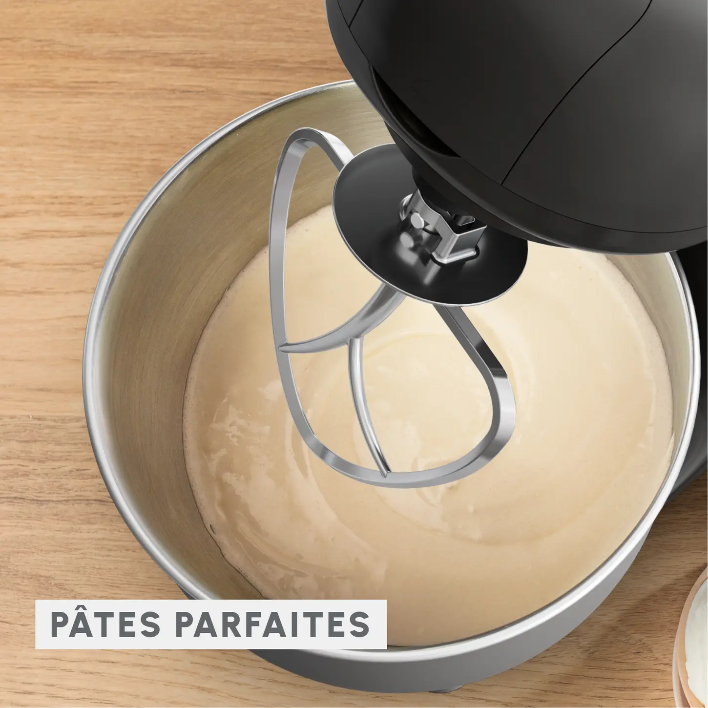 Batteur electrique moulinex bake essential-4,8L-800w+3 accessoires-noir – Image 4