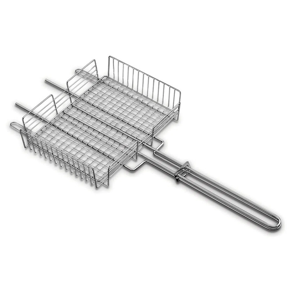 Grill vegetable tramontina churrasco en inox-26x31cm – Image 3