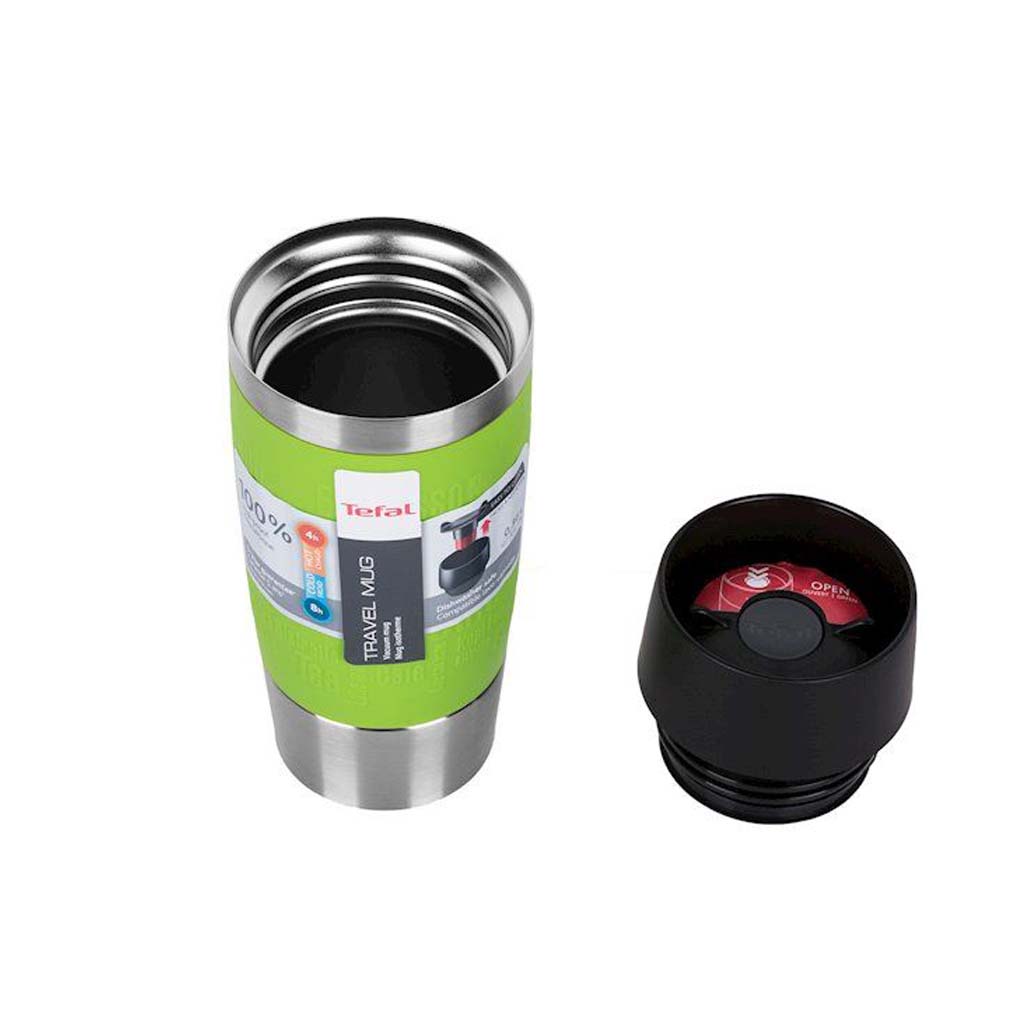 MUG DE VOYAGE – 0,36 LITRE -ACIERINOXYDABLE/PLASTIQUE – TEFAL K3083114
