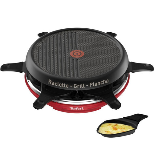 Appareil a raclette/grill/plancha tefal colormania 6 personnes 850w – Image 4